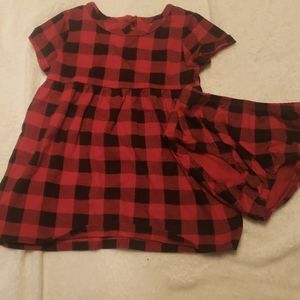 Red & Black Checkered Dresd